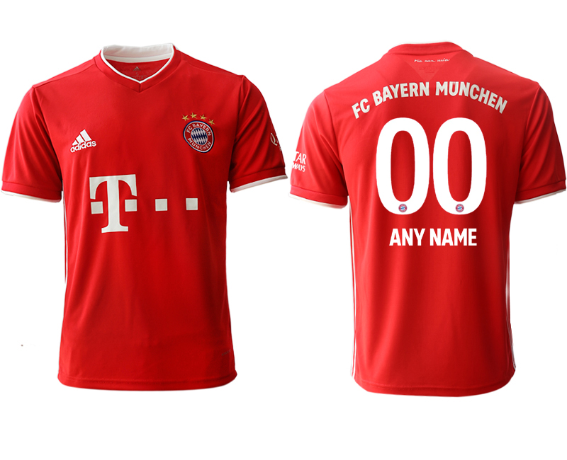 Men 2020-2021 club Bayern Munich home aaa version customized red Soccer Jerseys